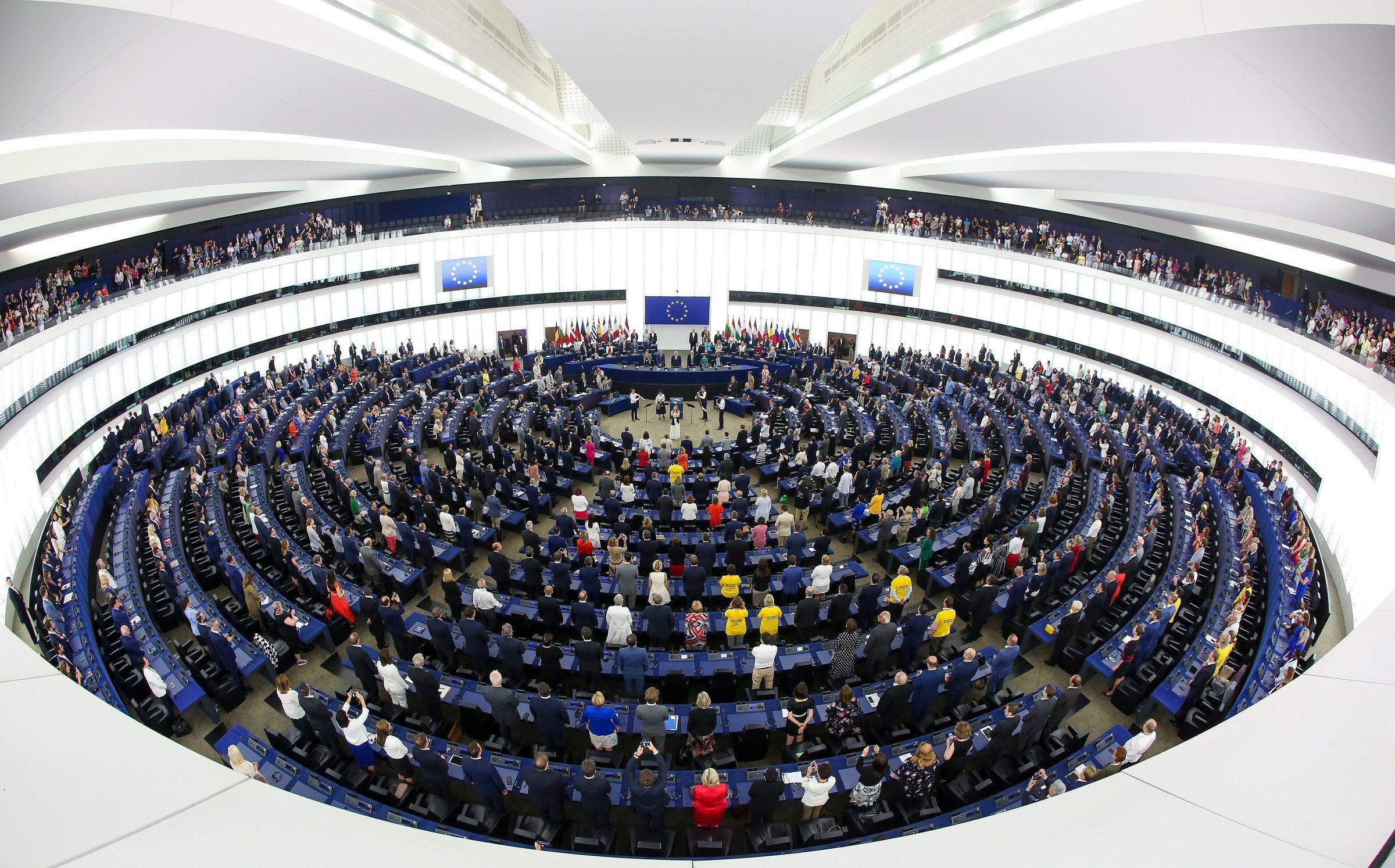The EU Parliament in session