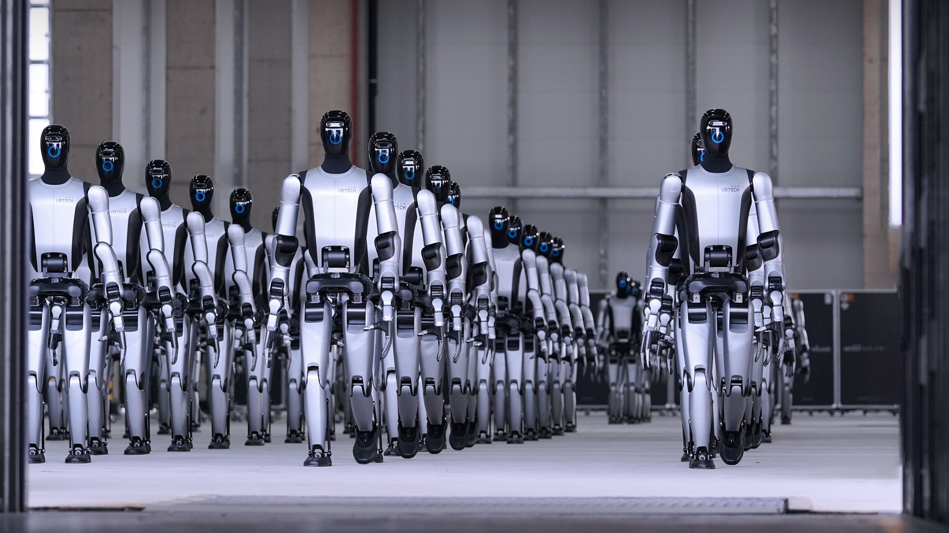 UBTech's Walker S2 humanoid robot at the China-Vietnam border